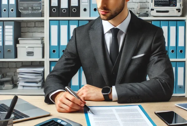 A compliance officer reviewing medical device regulations.