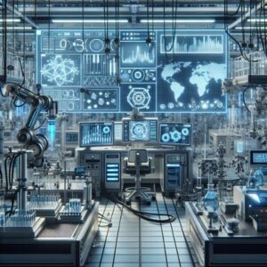 Laboratory with equipment