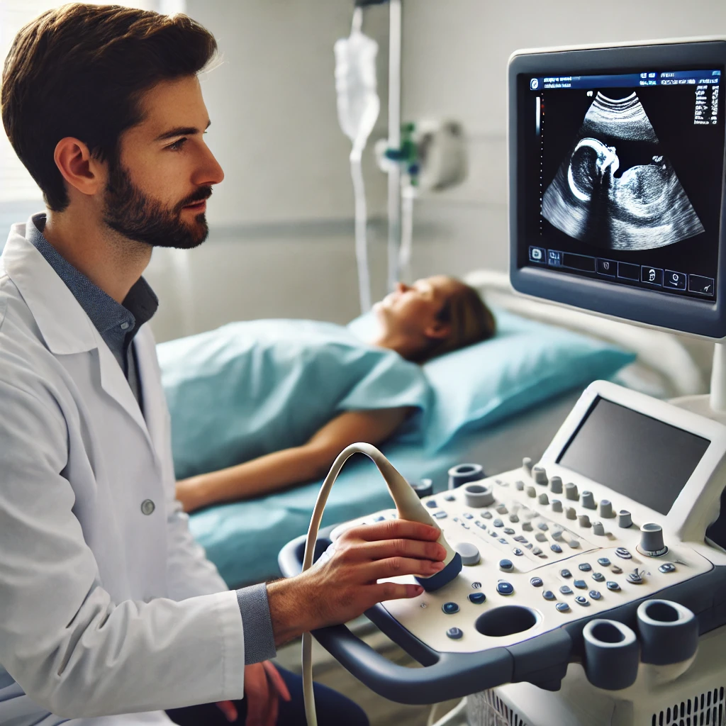 Siemens-ACUSON-P10-ultrasound-machine-at-a-patients-bedside