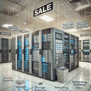 A-modern-data-center-with-servers-storage-systems-and-networking-equipment