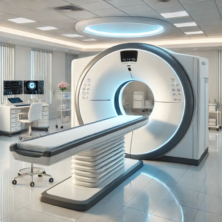 GE-tomography-CT-scan-machine-in-a-well-lit-medical-facility