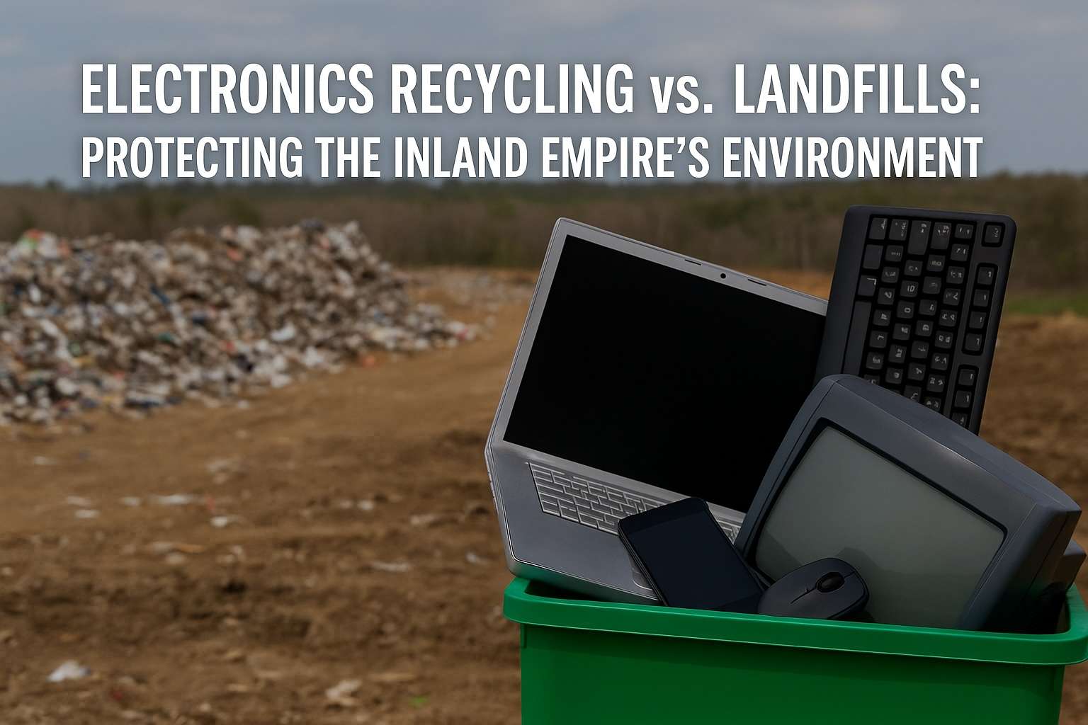 Electronics Recycling vs. Landfills: Protecting the Inland Empire’s Environment
