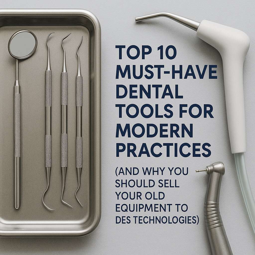 Top 10 Must-Have Dental Tools for Modern Practices (And Why You Should Sell Your Old Equipment to DES Technologies)
