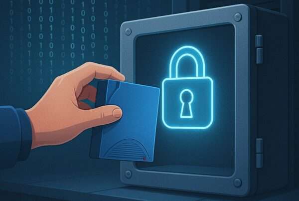 placing lto drive into locked safe