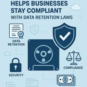 Helps businesses stay compliant with data retention laws