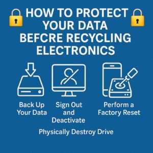 How to protect your data before recycling electronics
