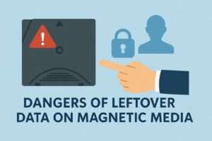"Dangers of leftover data on magnetic media" 