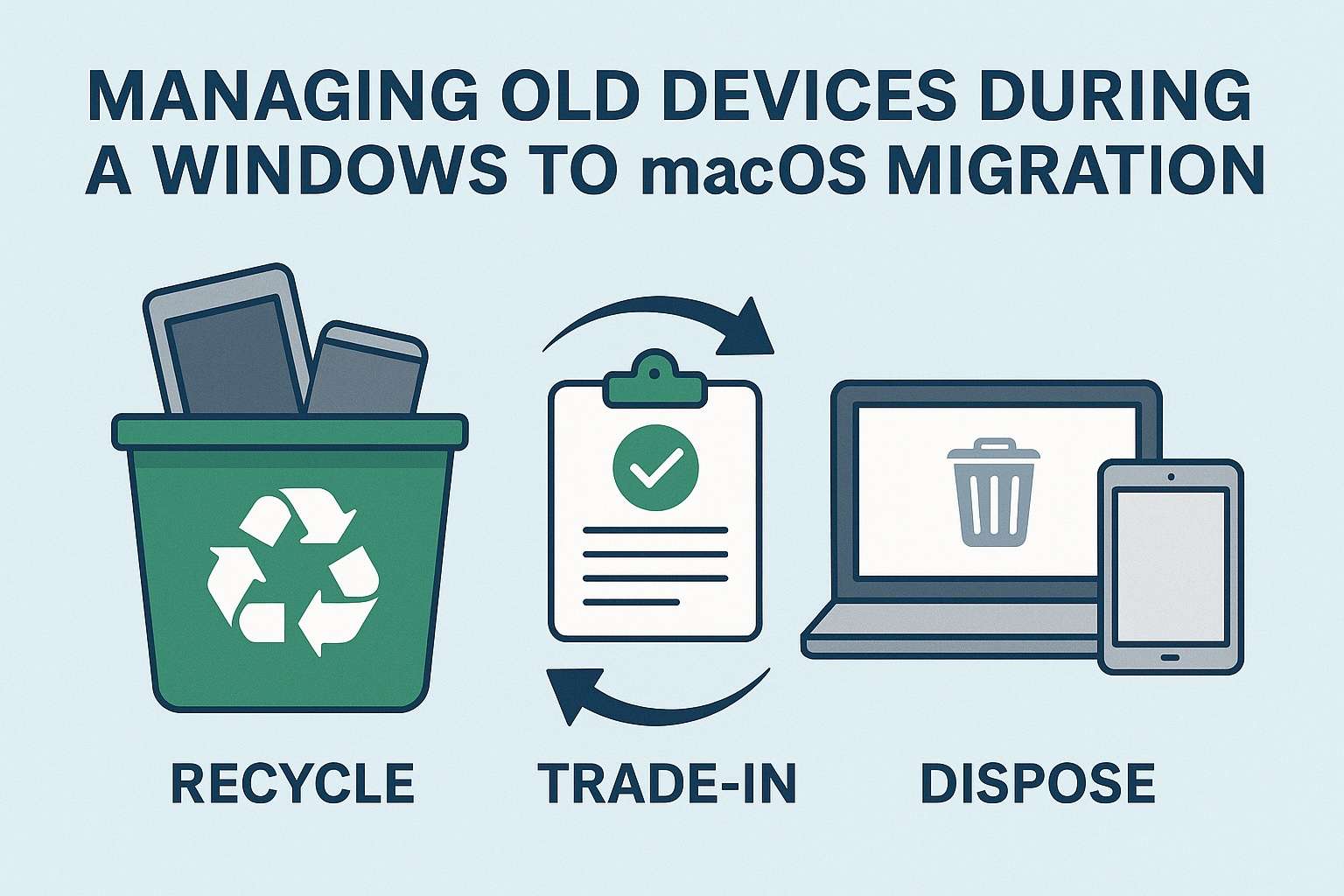 Switching from Windows to macOS? How to Recycle, Trade-In, and Dispose of Old Devices Safely