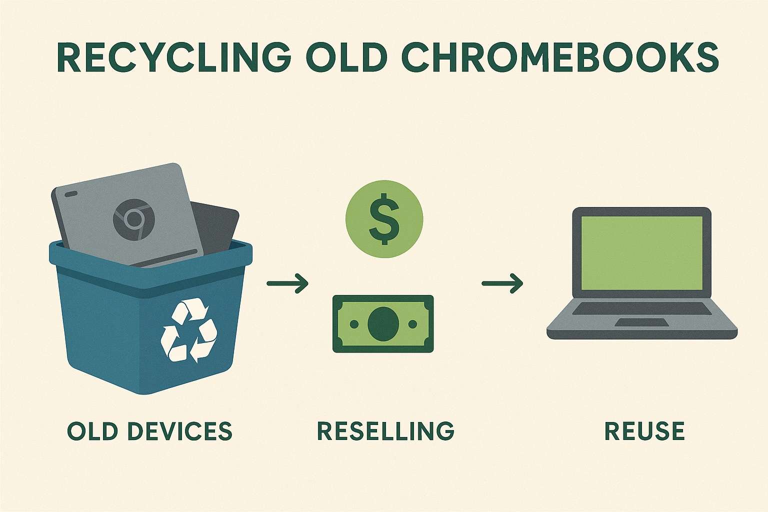 How Schools Can Recycle Old Chromebooks to Fund New Technology and Go Green