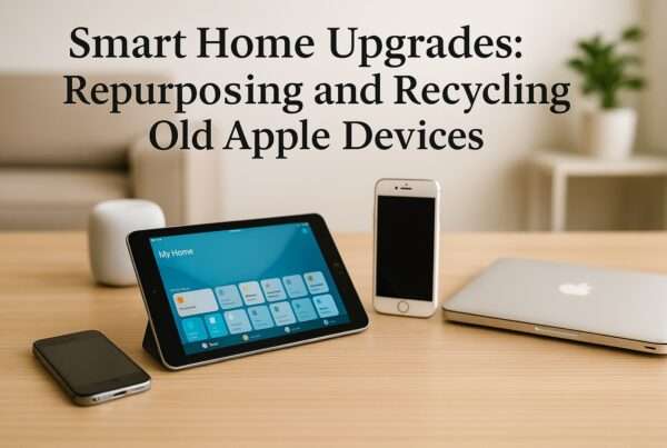 old devices sitting on a desk