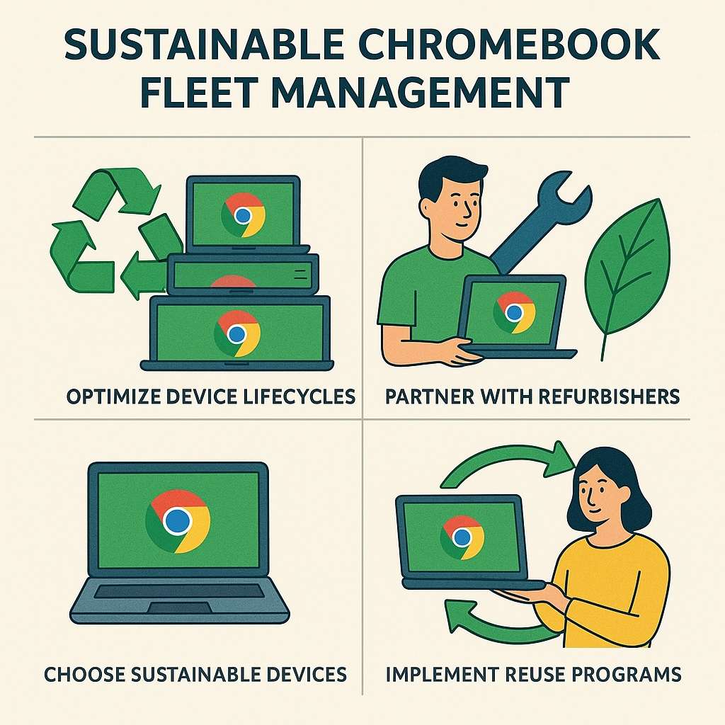 Sustainable Chromebook Fleet Management: How Schools & Universities Can Refresh IT Devices Responsibly
