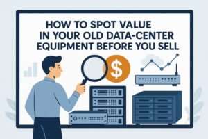 How to spot value in your old data center equipment before you sell