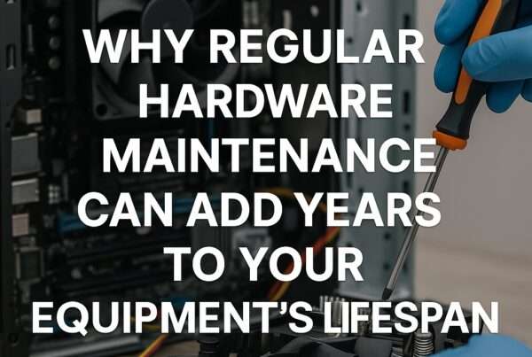 Why regular hardware maintenance can add years to your equipments lifespan
