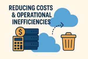 clouds and trash cans and electronics 